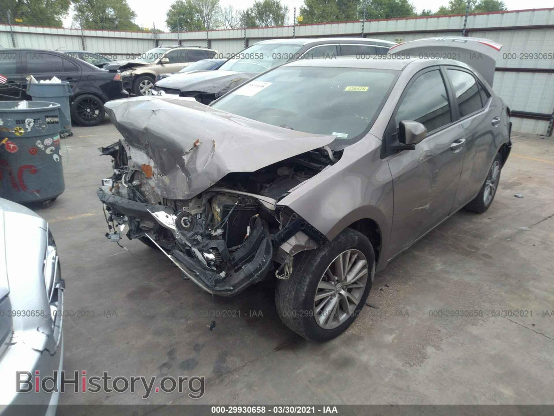 2014 TOYOTA COROLLA - VIN: 5YFBURHE4EP071832 - Фото 2