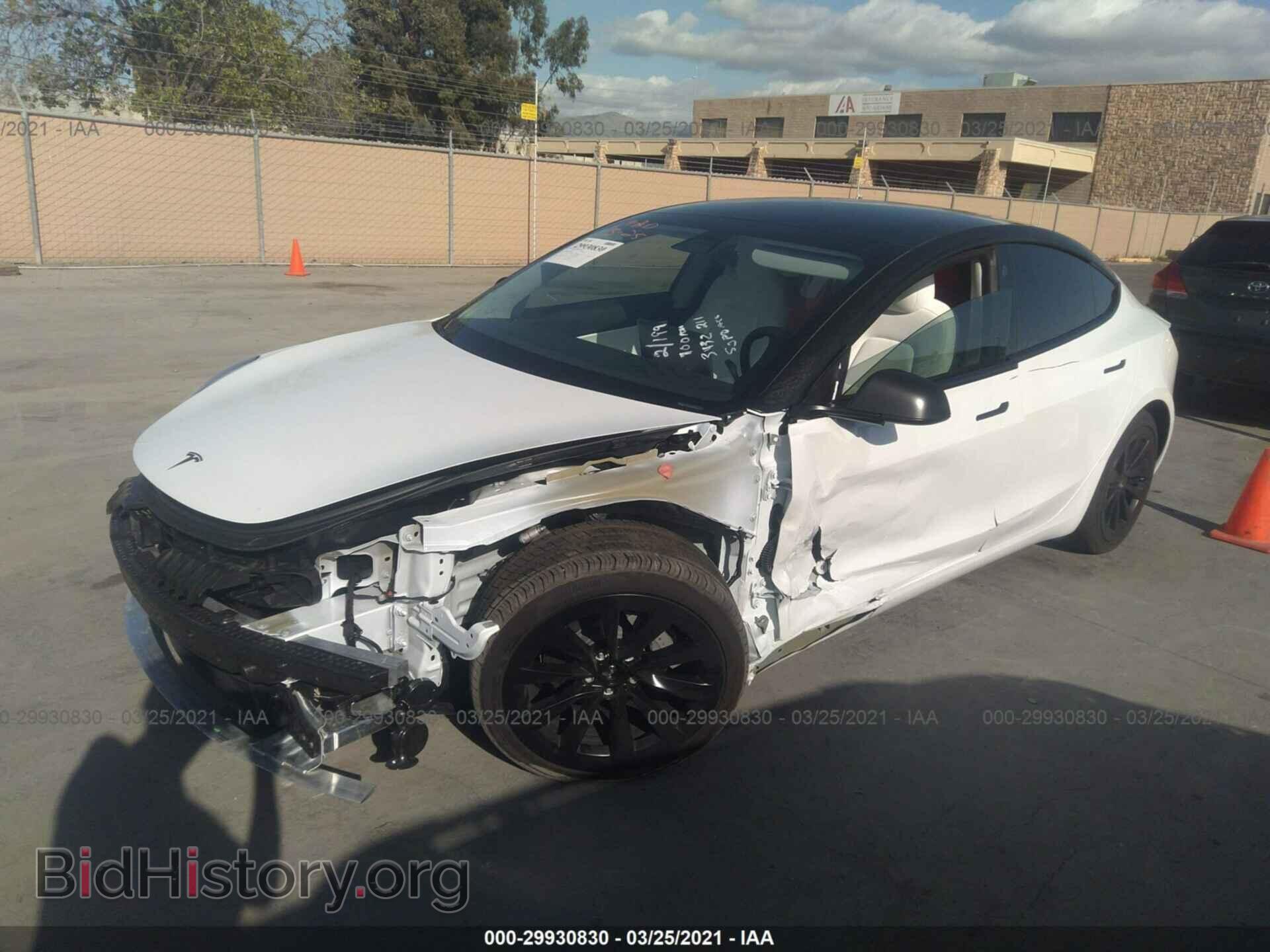 2021 TESLA MODEL 3 - VIN: 5YJ3E1EB4MF871652 - Photo 2