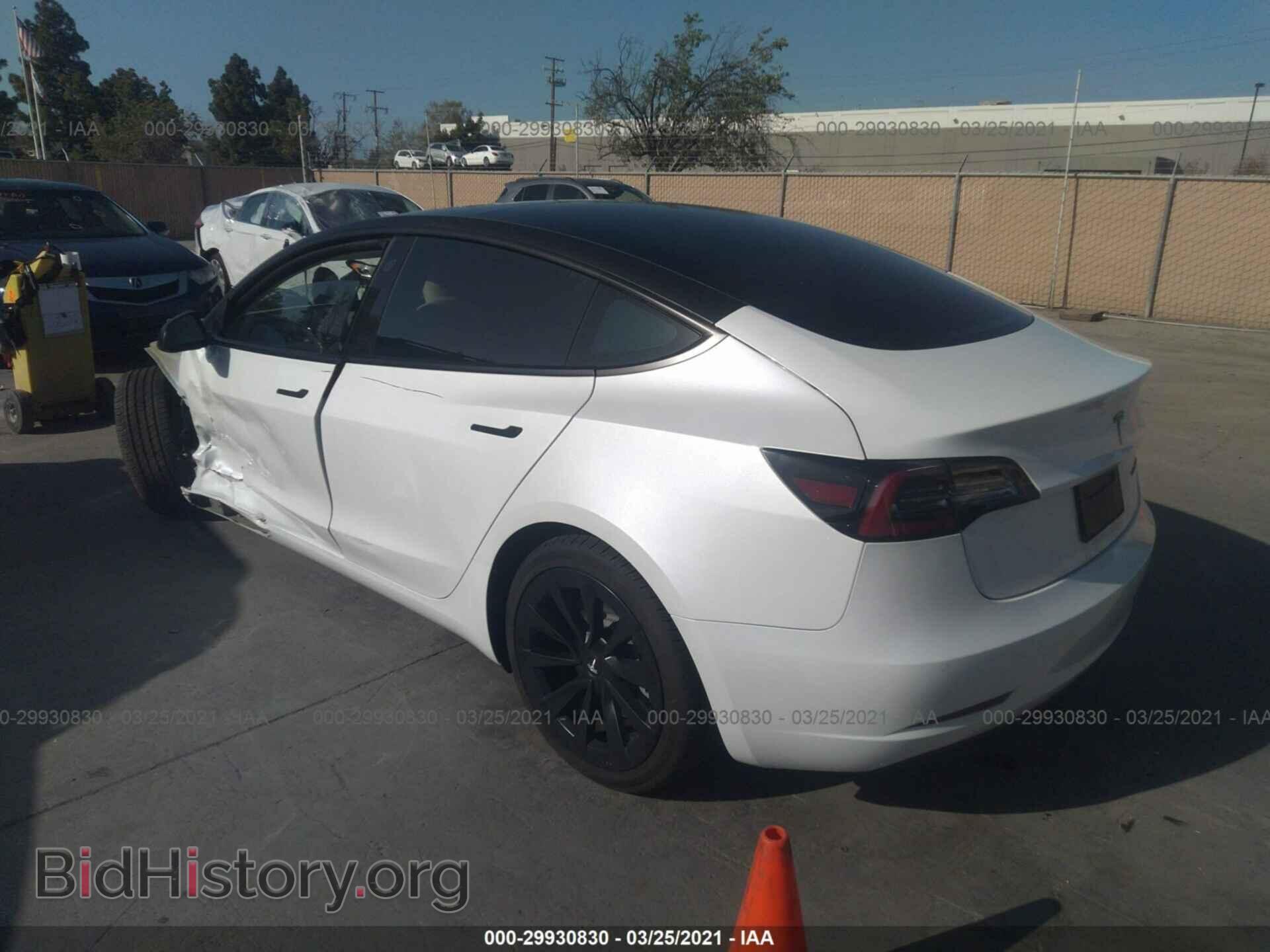 2021 TESLA MODEL 3 - VIN: 5YJ3E1EB4MF871652 - Photo 3