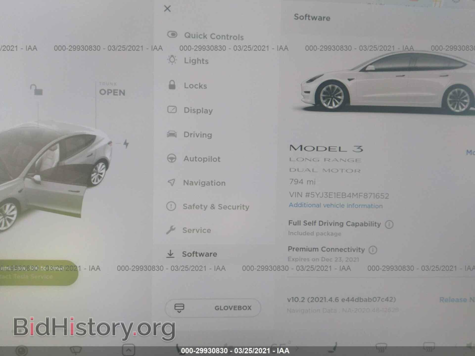 2021 TESLA MODEL 3 - VIN: 5YJ3E1EB4MF871652 - Photo 7