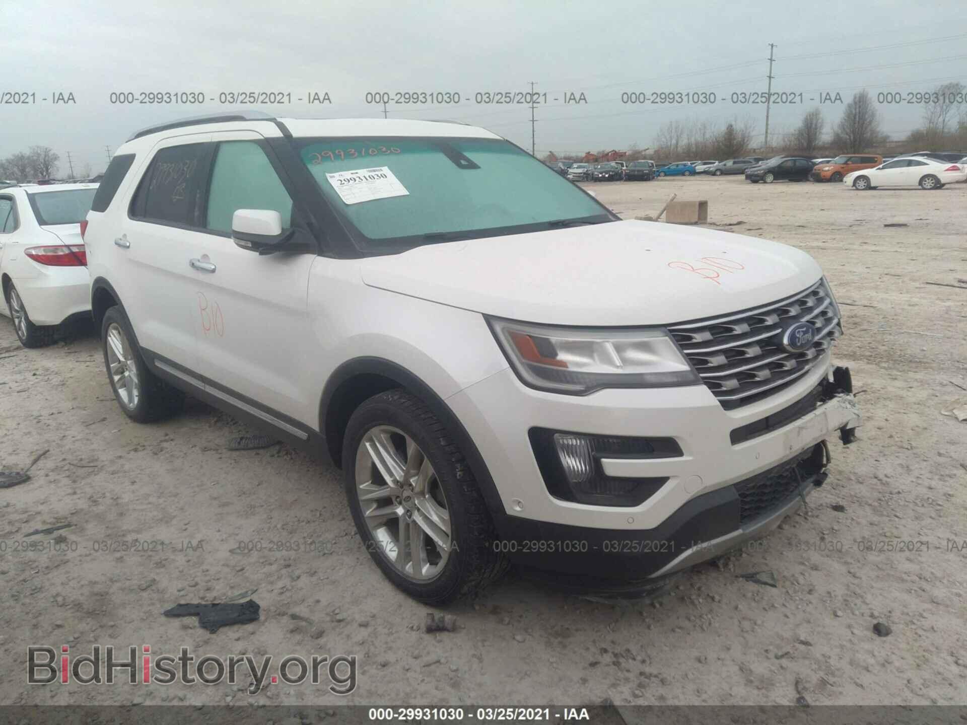Фотография 1FM5K8F86GGA03459 - FORD EXPLORER 2016