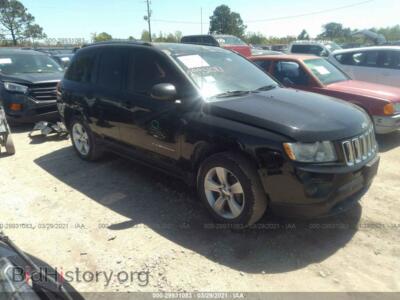 2012 Jeep COMPASS Latitude, black — VIN 1C4NJCEA7CD677517, IAAI