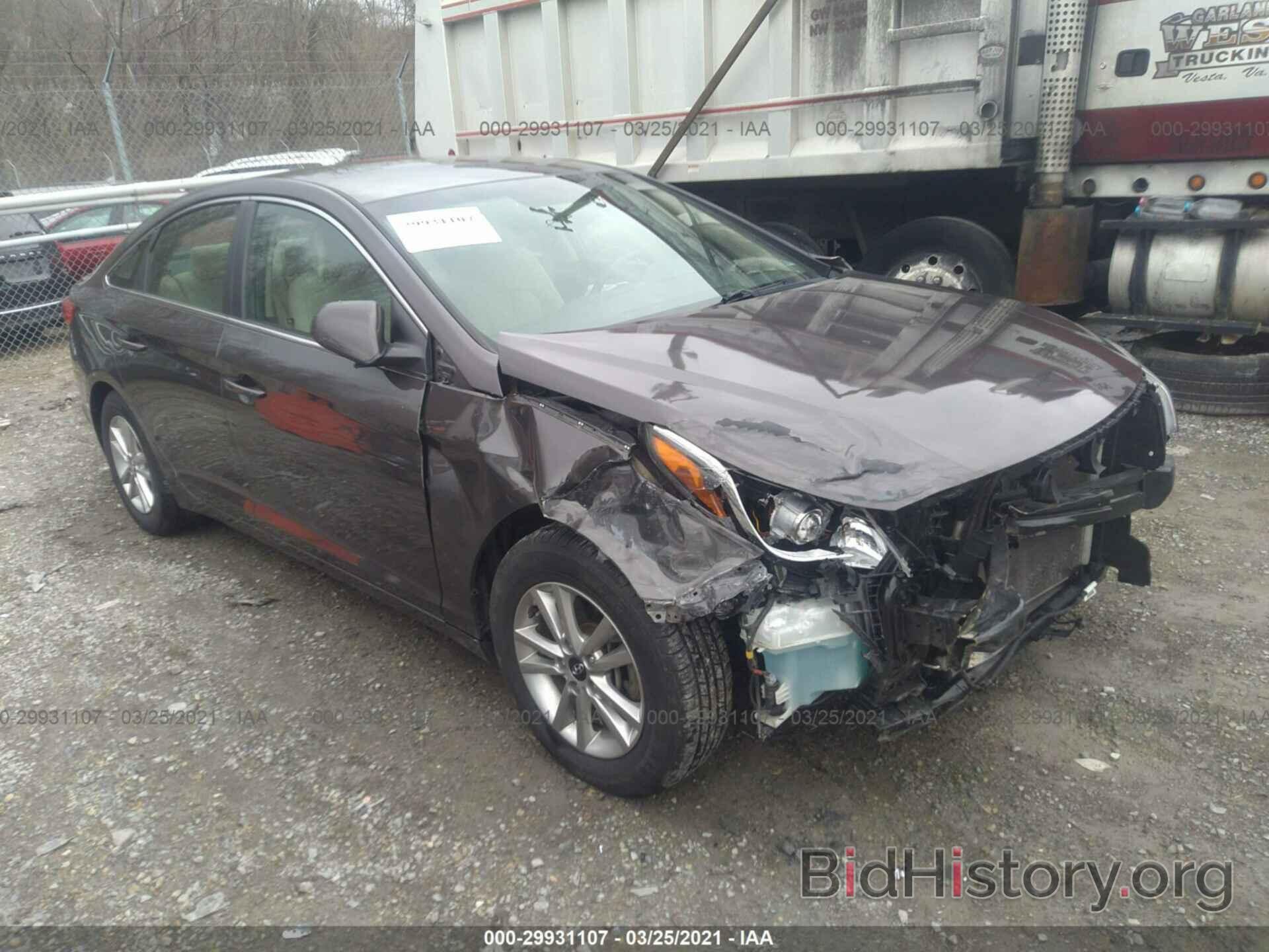 Photo 5NPE24AF9HH549222 - HYUNDAI SONATA 2017