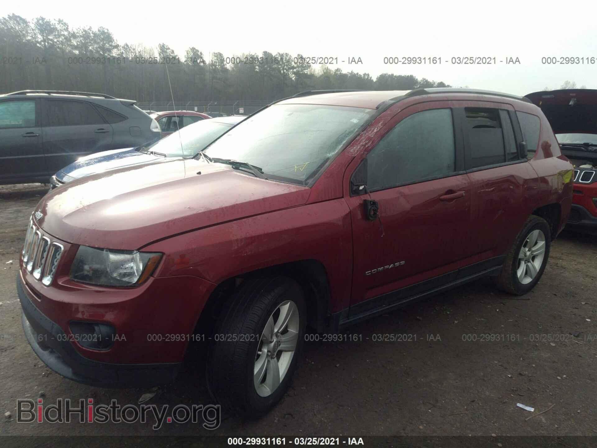 2016 JEEP COMPASS - VIN: 1C4NJDEB5GD617319 - Фото 2