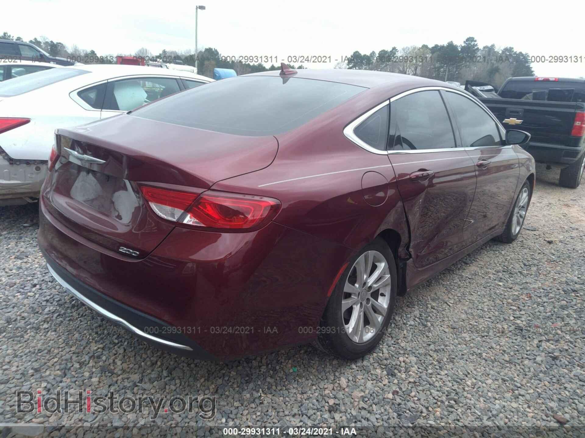 2016 CHRYSLER 200 - VIN: 1C3CCCAB9GN152222 - Фото 4