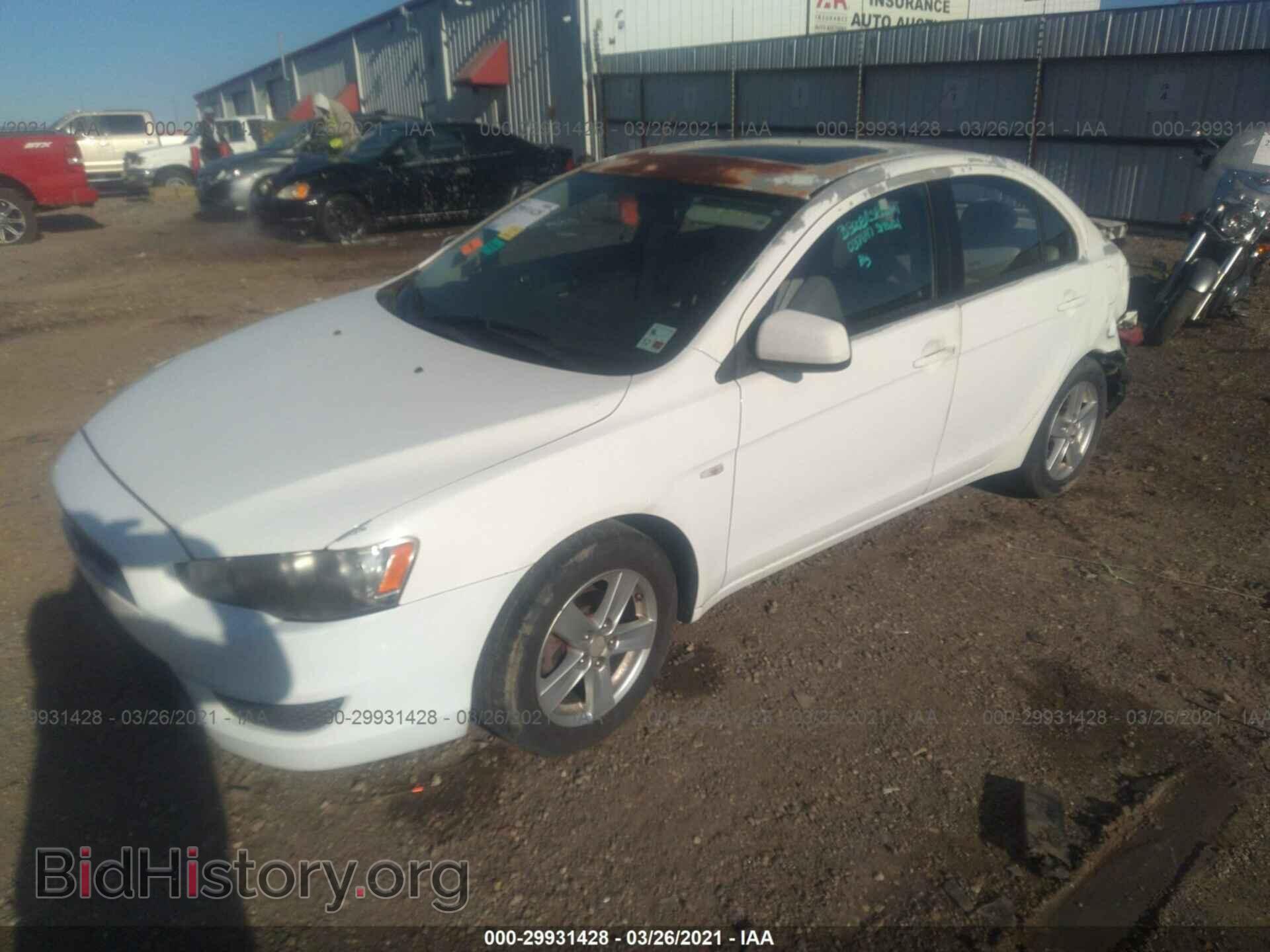 2008 MITSUBISHI LANCER - VIN: JA3AU26U48U037697 - Фото 2
