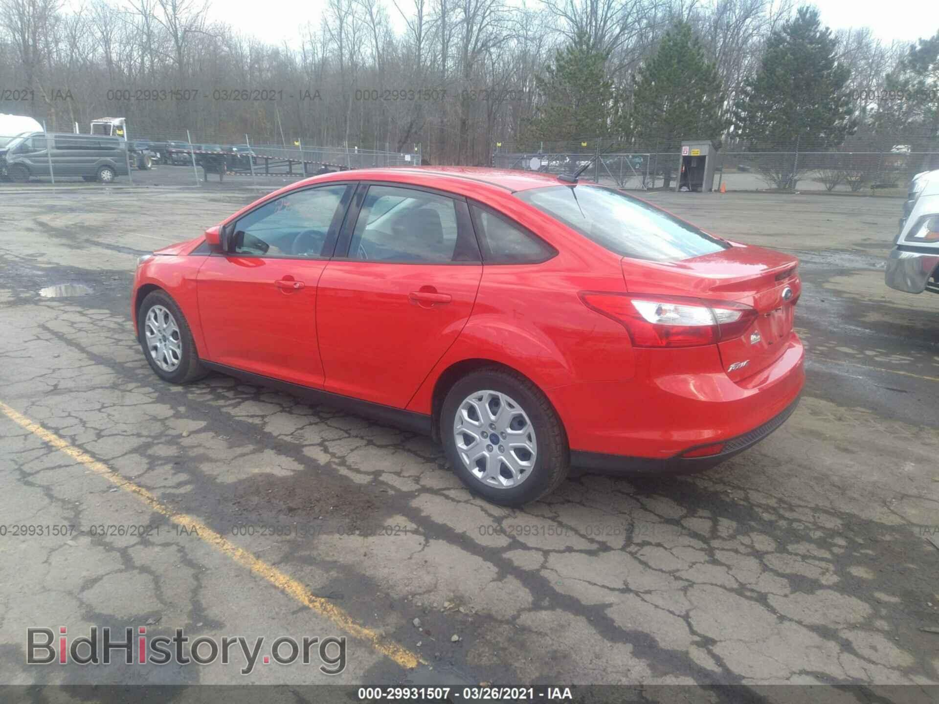2012 FORD FOCUS - VIN: 1FAHP3F2XCL427719 - Фото 3