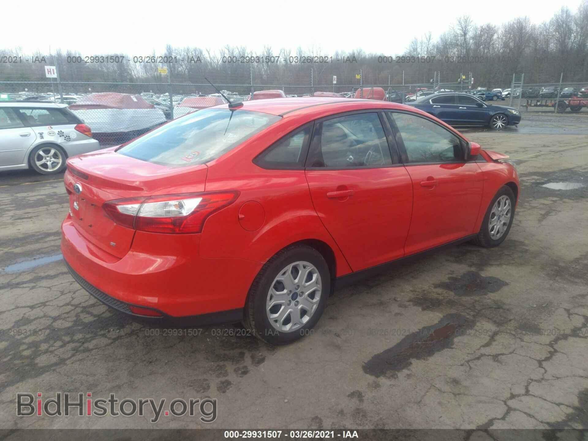 2012 FORD FOCUS - VIN: 1FAHP3F2XCL427719 - Фото 4