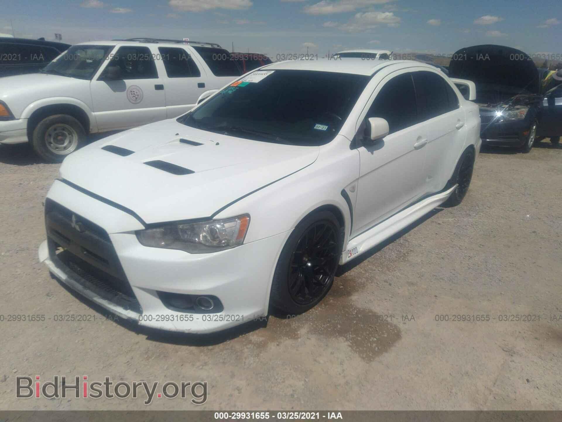 2014 MITSUBISHI LANCER EVOLUTION - VIN: JA32W8FV6EU009969 - Photo 2