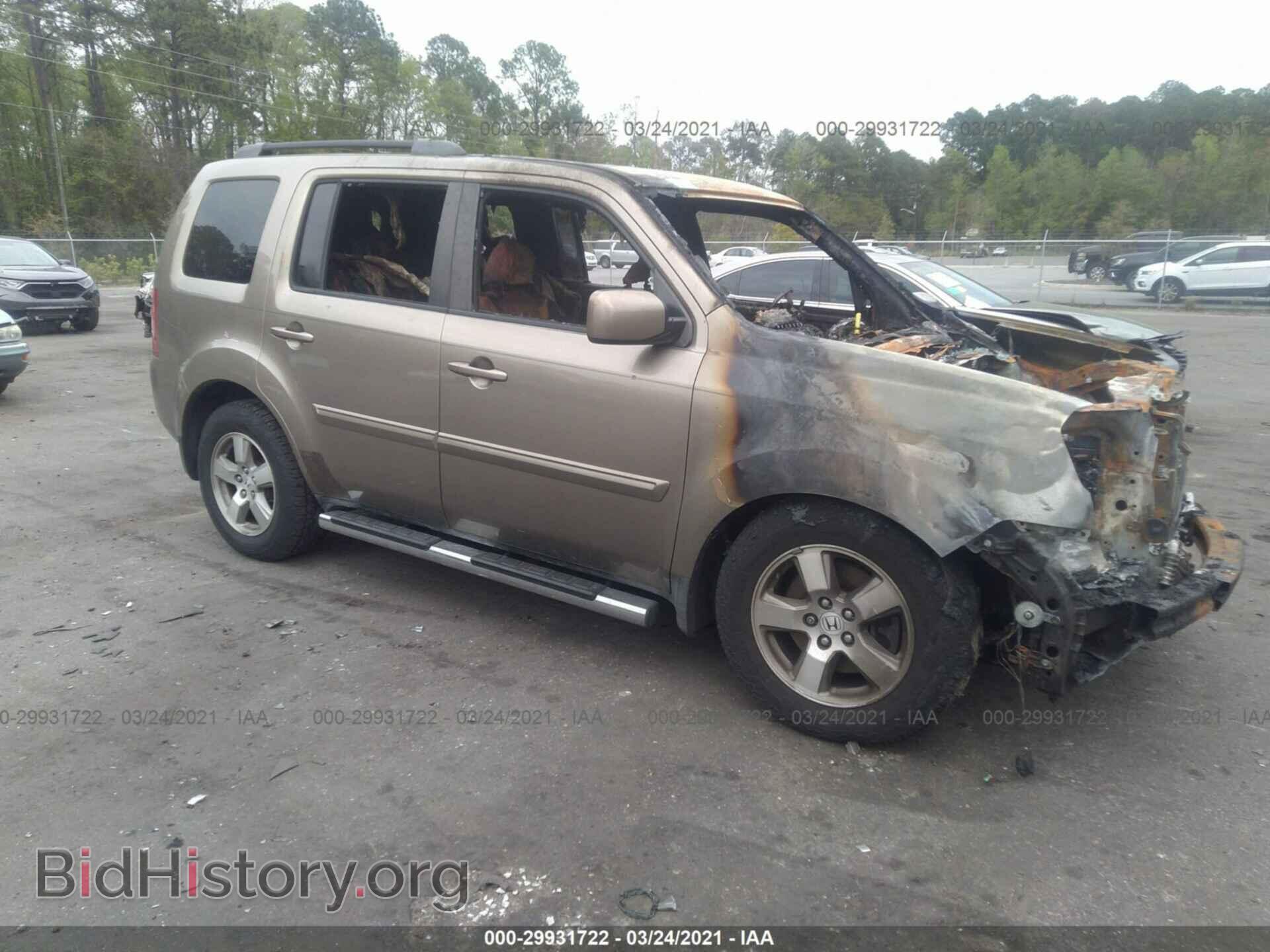Фотография 5FNYF38459B000777 - HONDA PILOT 2009