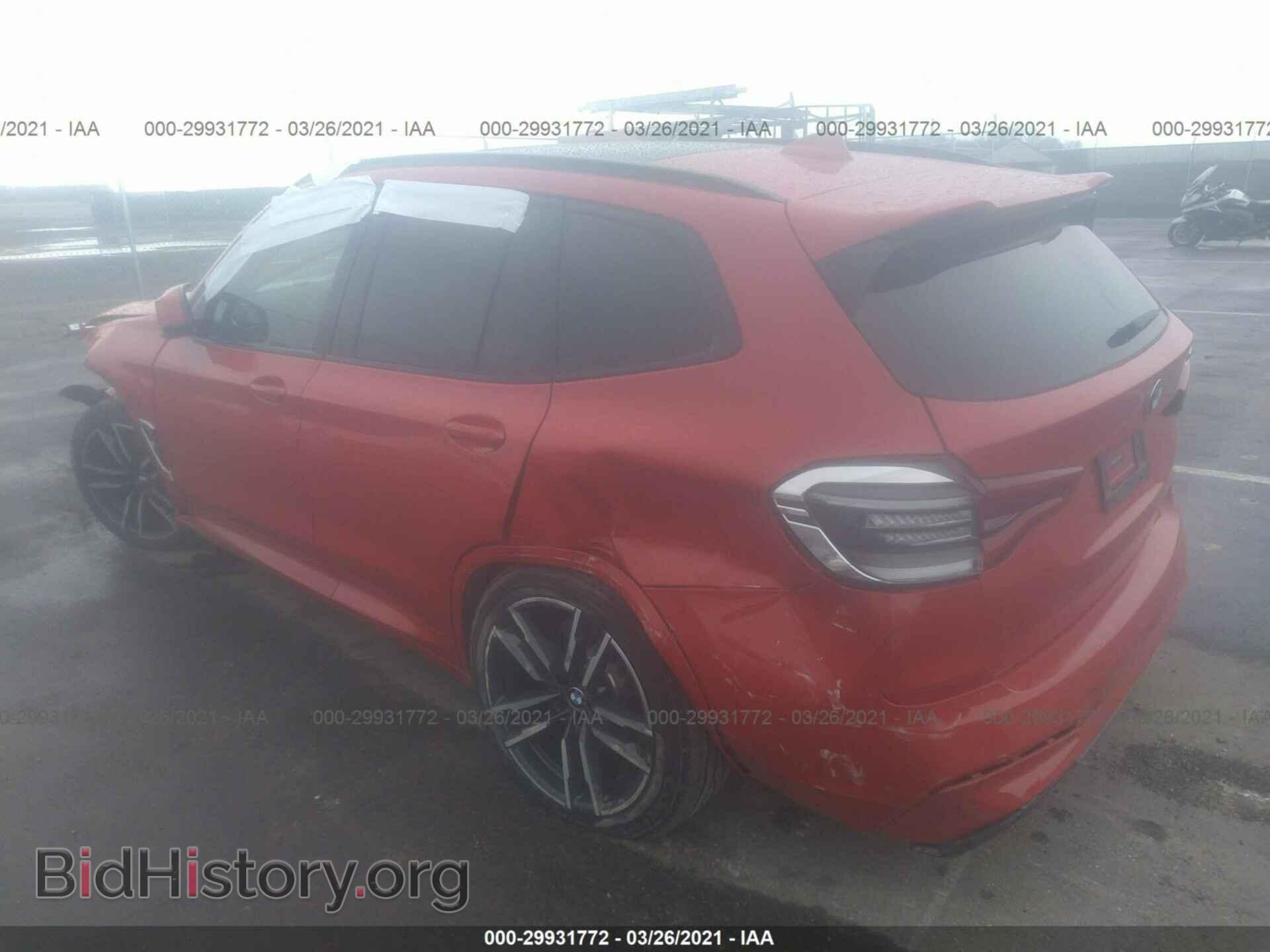 2020 BMW X3 M - VIN: 5YMTS0C08L9B39824 - Фото 3