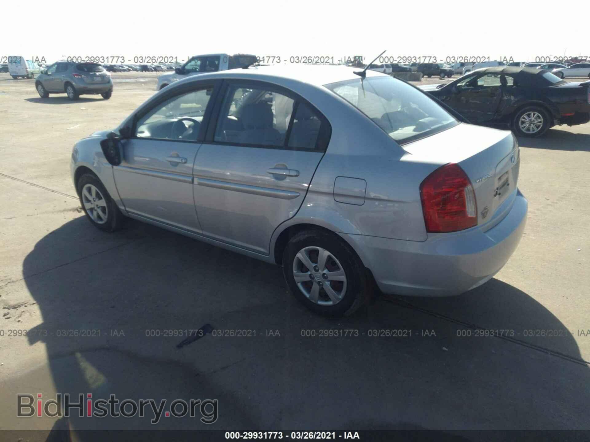 2009 HYUNDAI ACCENT - VIN: KMHCN46C29U332241 - Фото 3