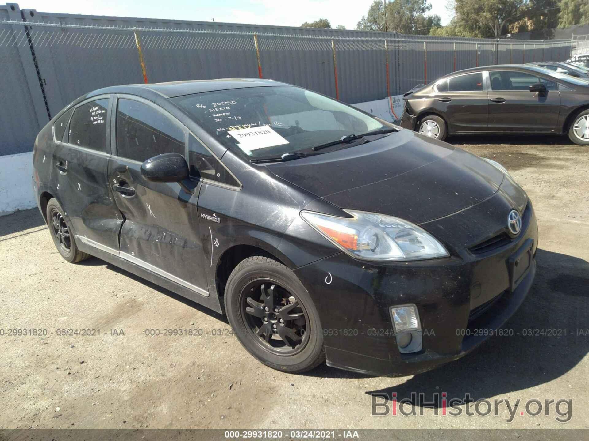 Photo JTDKN3DU1B5285810 - TOYOTA PRIUS 2011