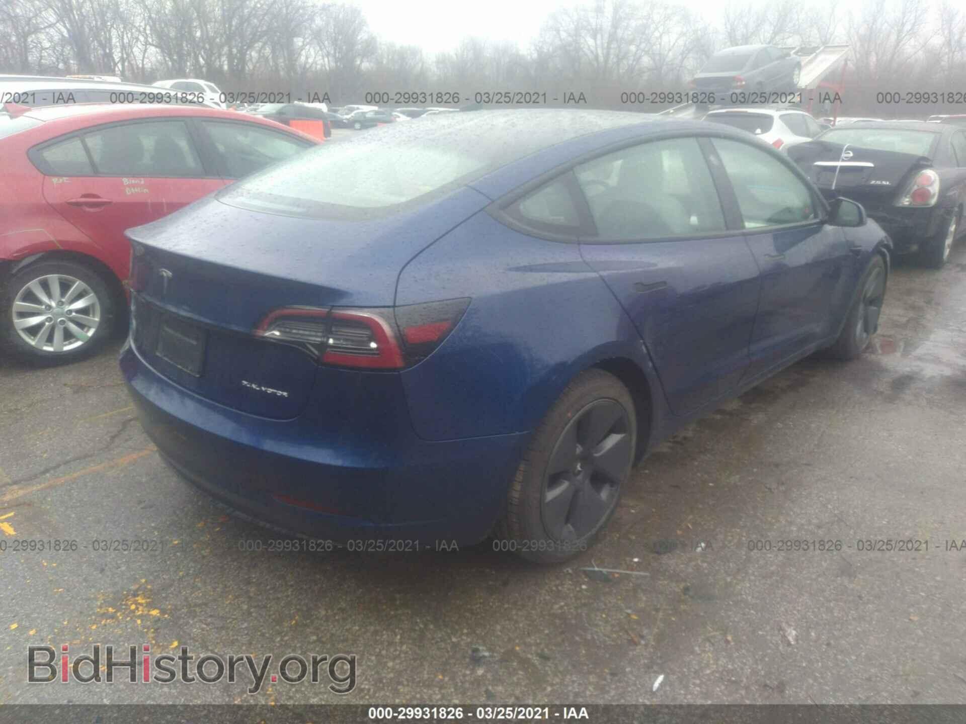 2021 TESLA MODEL 3 - VIN: 5YJ3E1EB6MF858630 - Фото 4