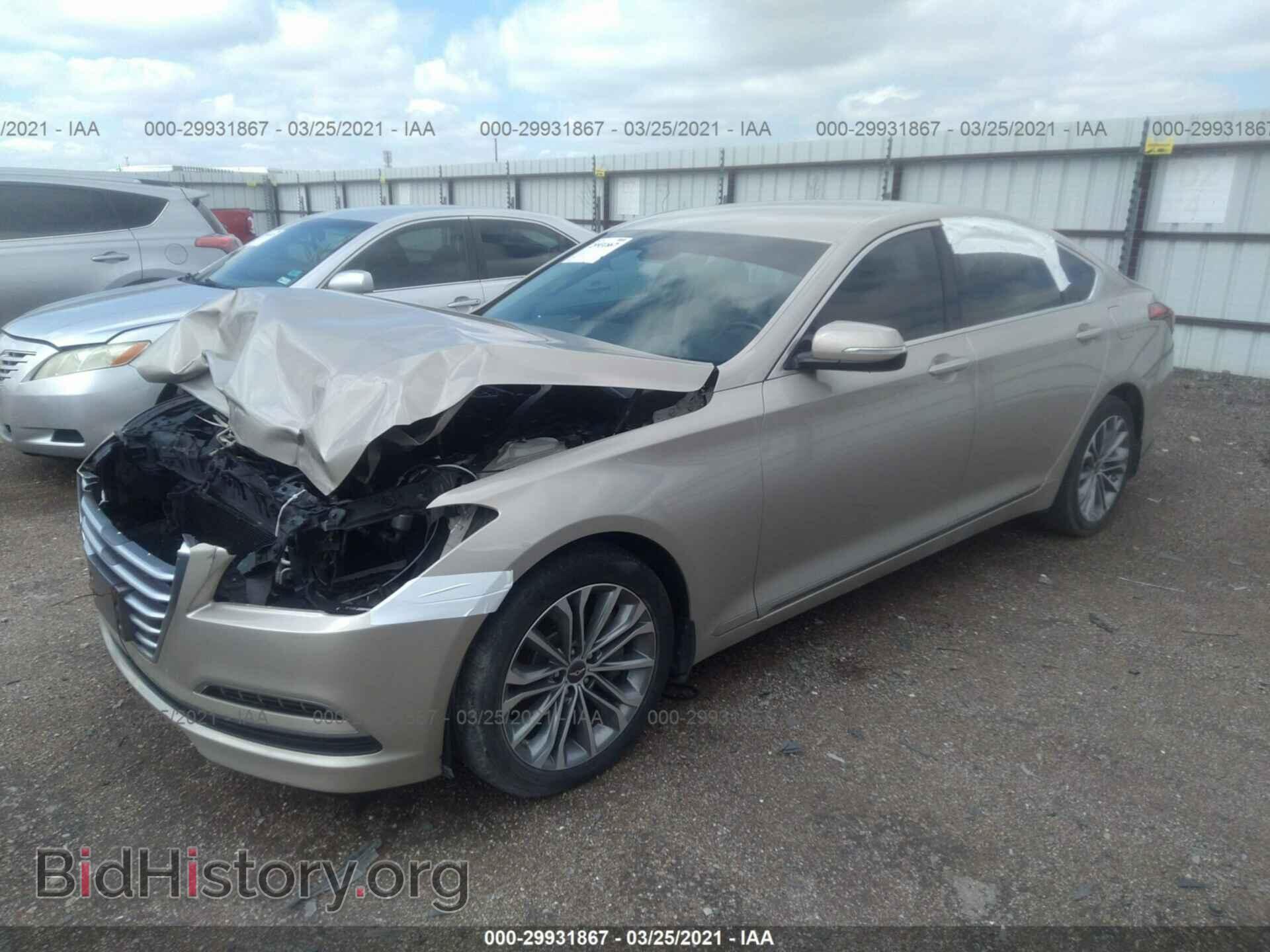 2015 HYUNDAI GENESIS - VIN: KMHGN4JE4FU059874 - Фото 2