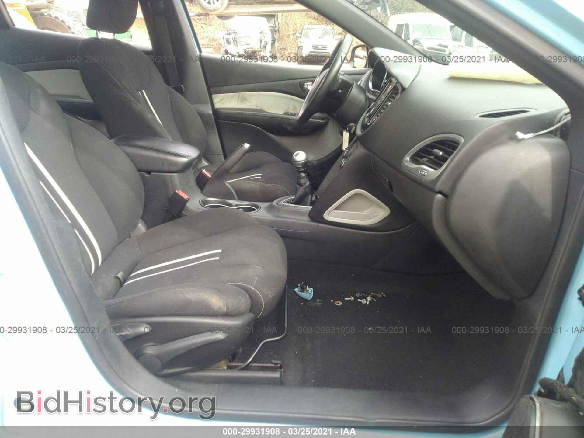 2013 DODGE DART - VIN: 1C3CDFBH4DD261125 - Фото 5