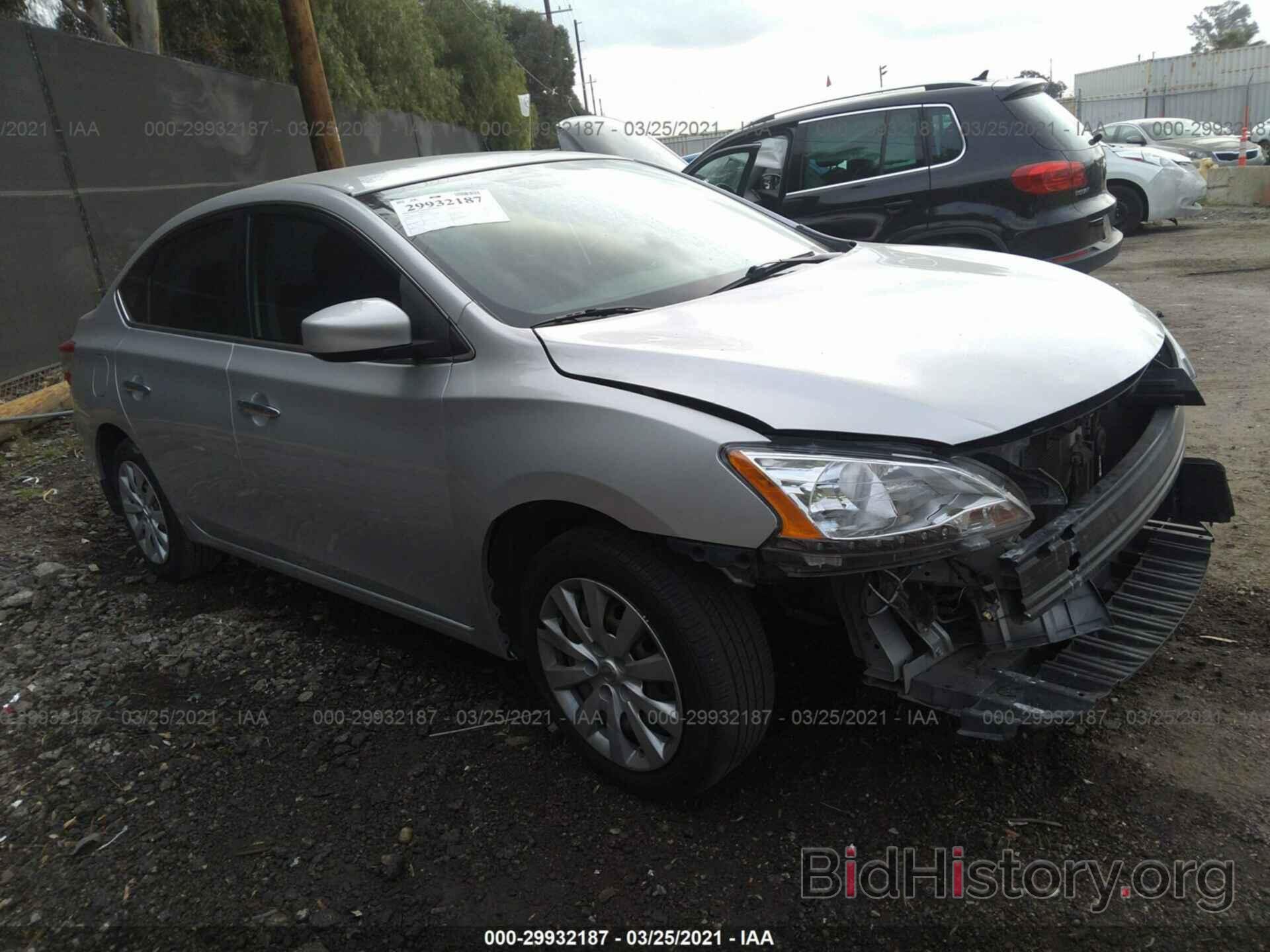 Photo 3N1AB7AP8EY342363 - NISSAN SENTRA 2014