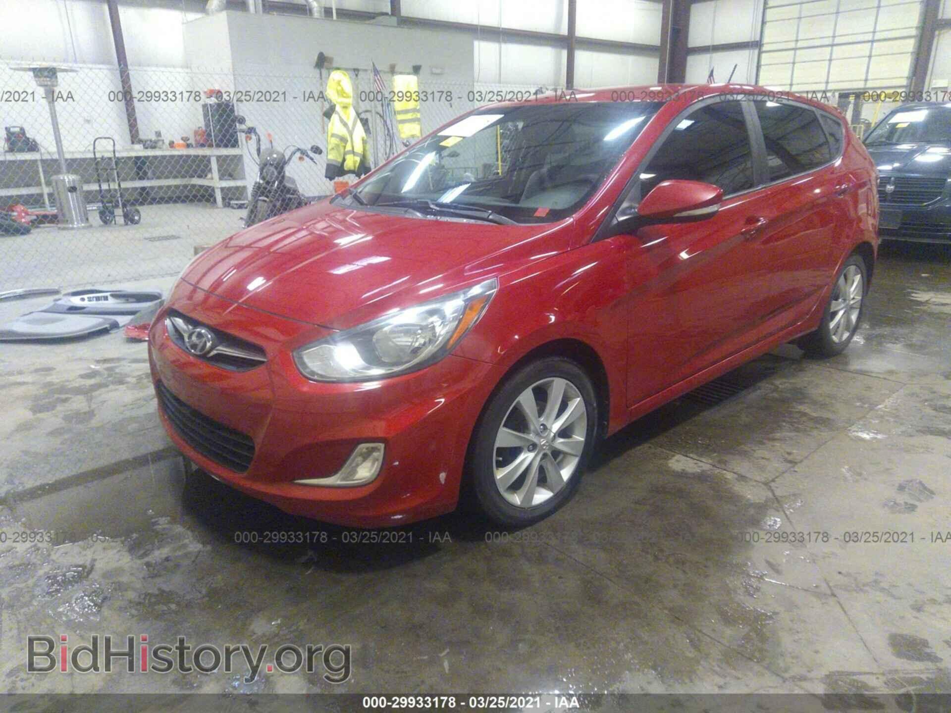 2013 HYUNDAI ACCENT - VIN: KMHCU5AE4DU061645 - Фото 2