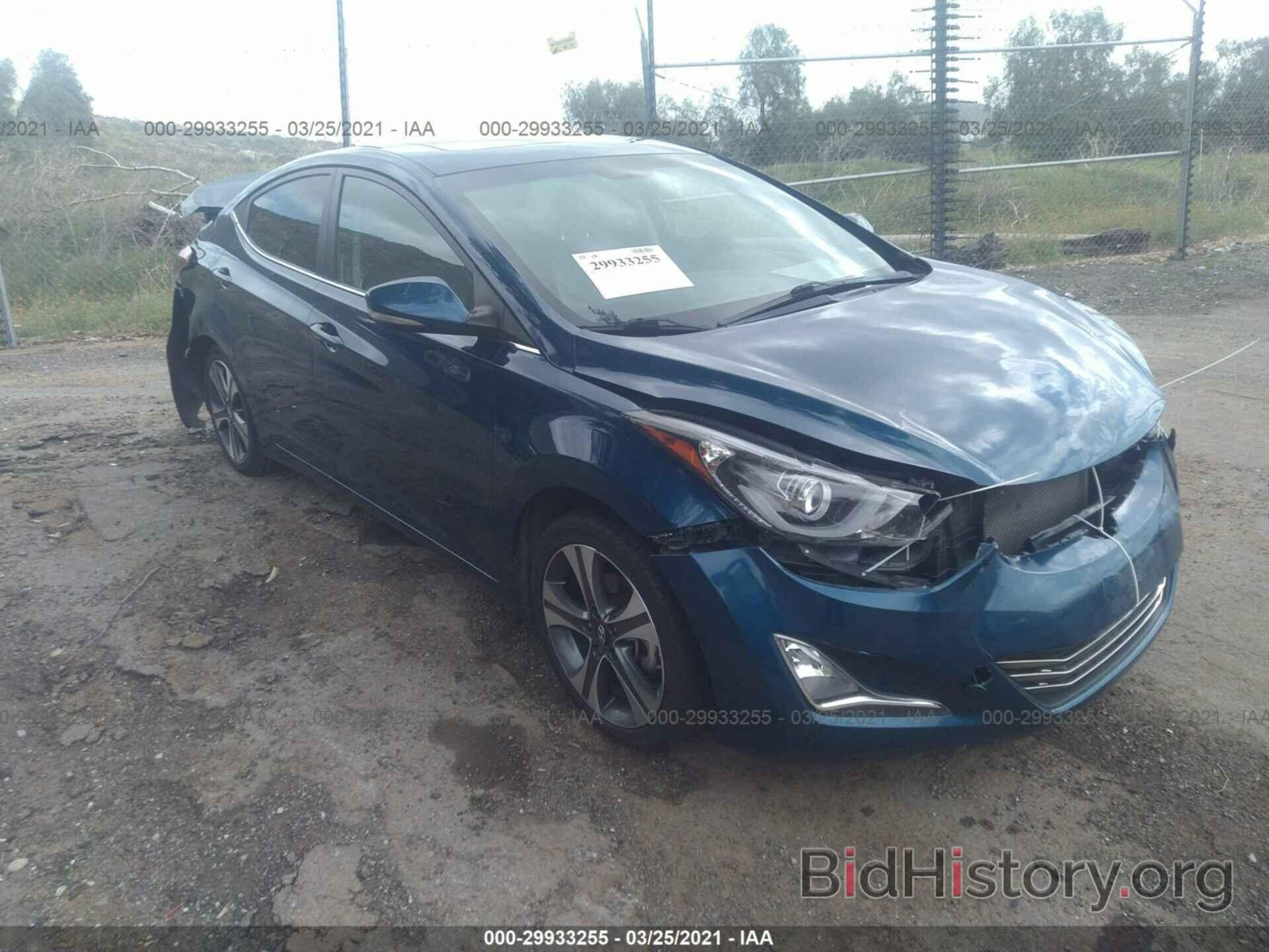 Photo KMHDH4AHXEU122432 - HYUNDAI ELANTRA 2014