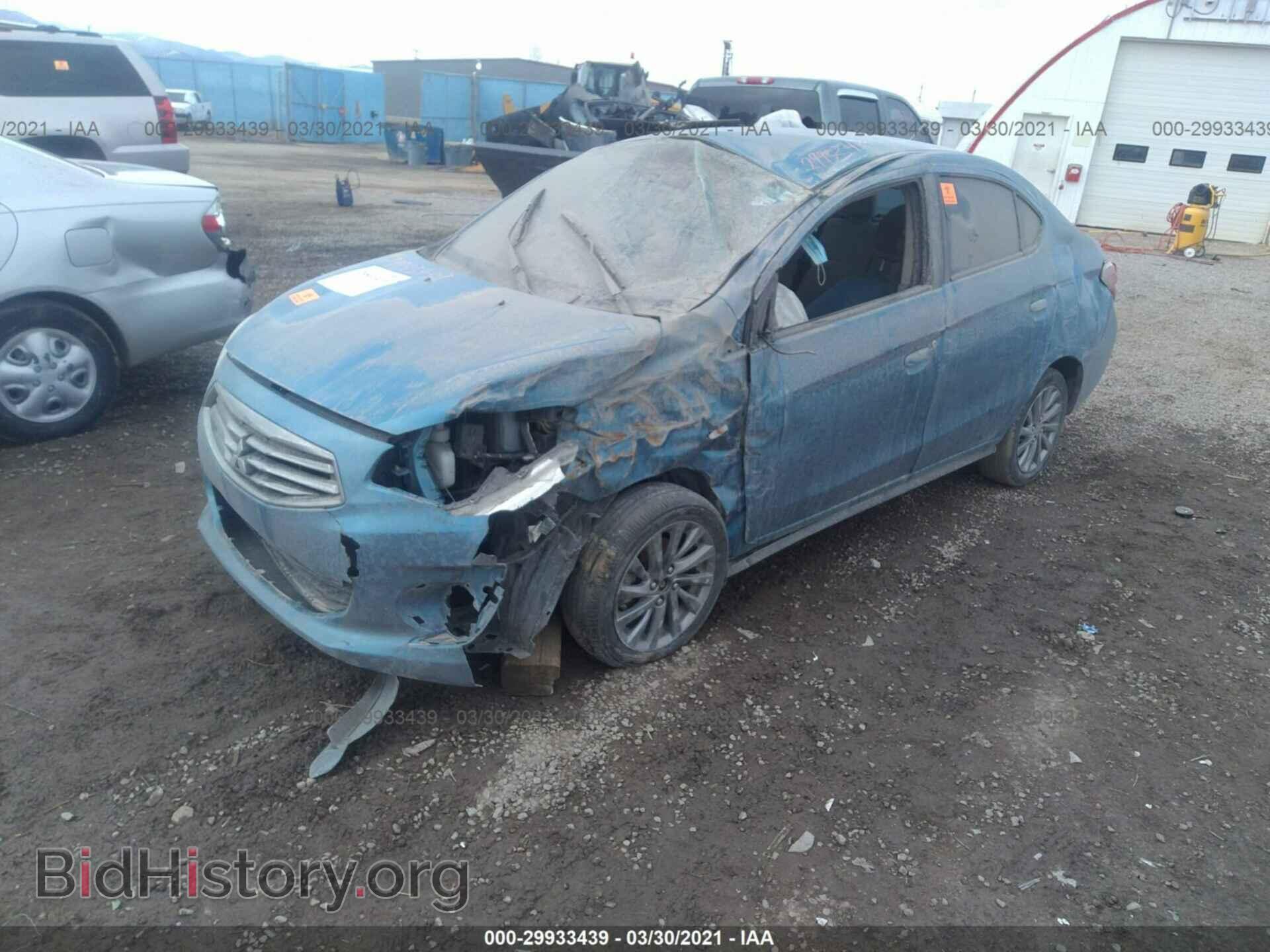 2019 MITSUBISHI MIRAGE G4 - VIN: ML32F3FJ2KHF11809 - Фото 2