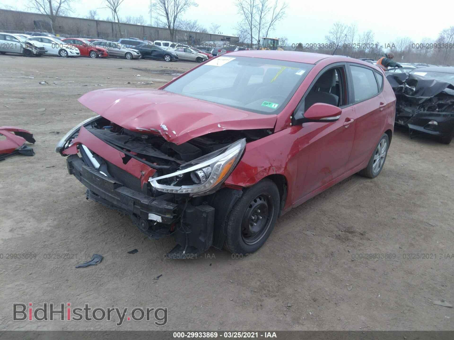 2014 HYUNDAI ACCENT - VIN: KMHCU5AE5EU142512 - Фото 2