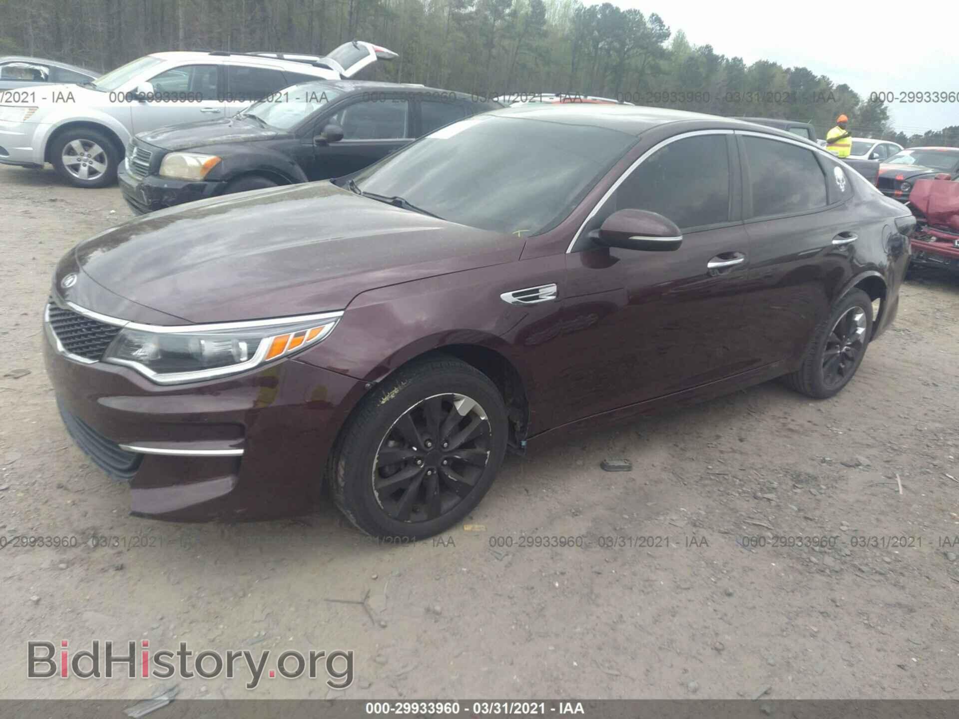 2016 KIA OPTIMA - VIN: 5XXGT4L31GG063376 - Фото 2