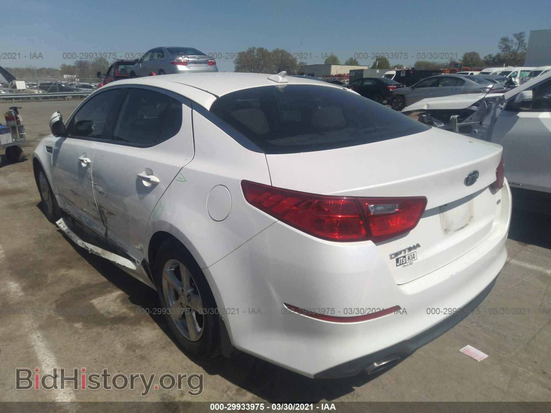 2015 KIA OPTIMA - VIN: KNAGM4A76F5648568 - Photo 3