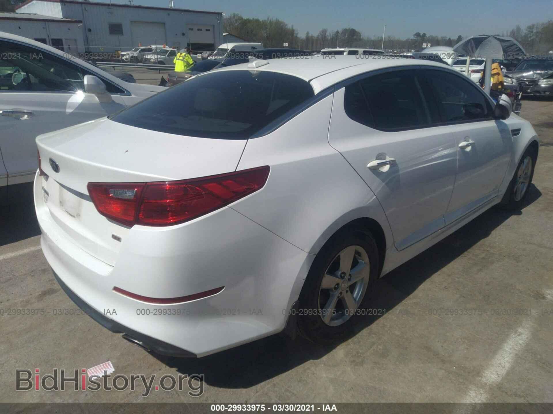 2015 KIA OPTIMA - VIN: KNAGM4A76F5648568 - Photo 4