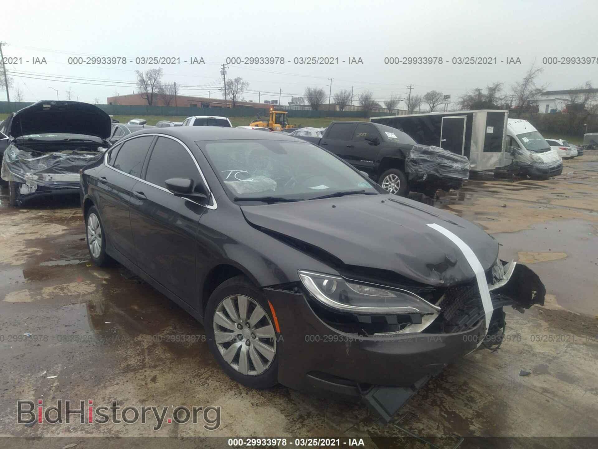 Фотография 1C3CCCFB3FN609355 - CHRYSLER 200 2015
