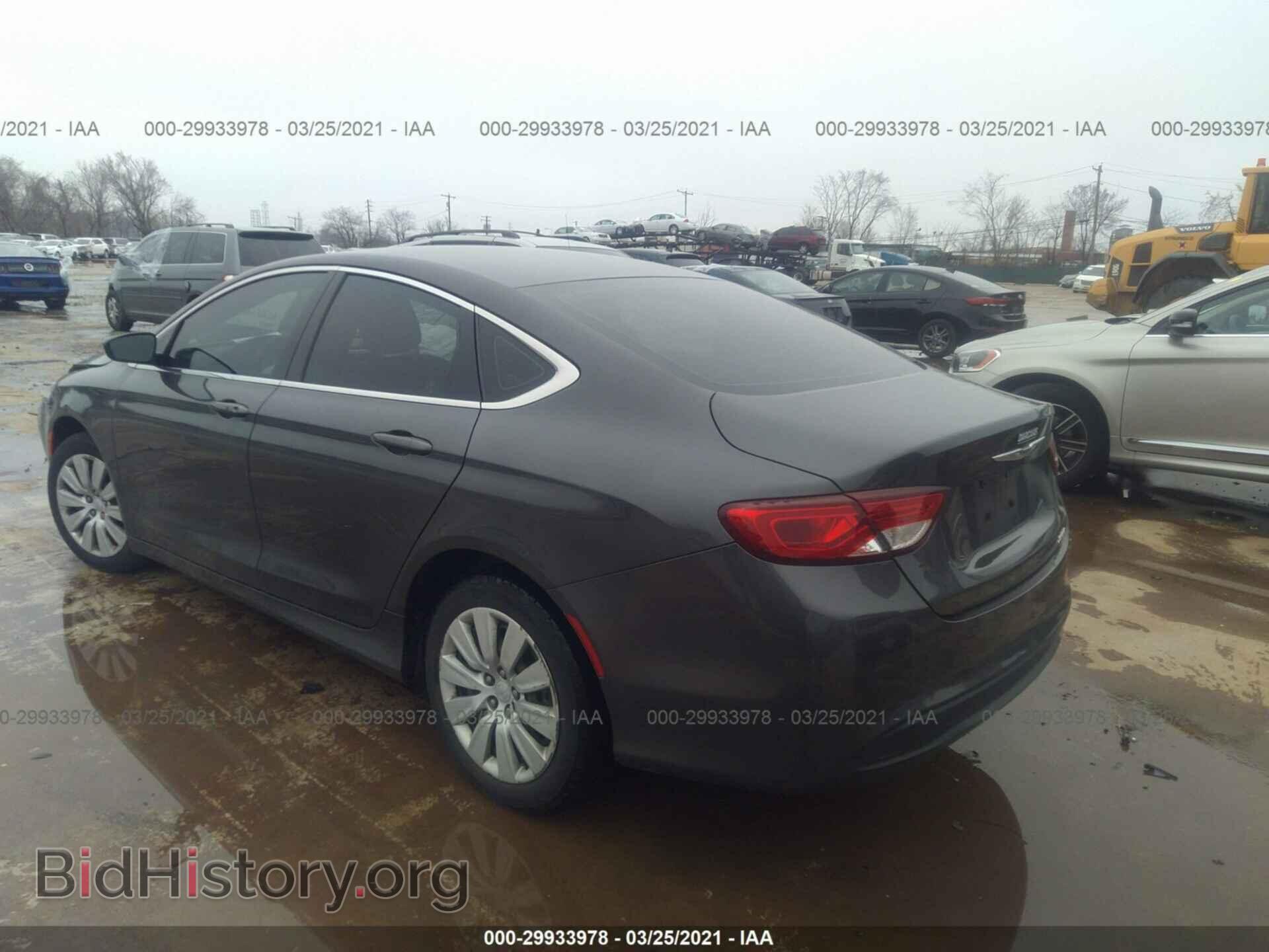2015 CHRYSLER 200 - VIN: 1C3CCCFB3FN609355 - Фото 3