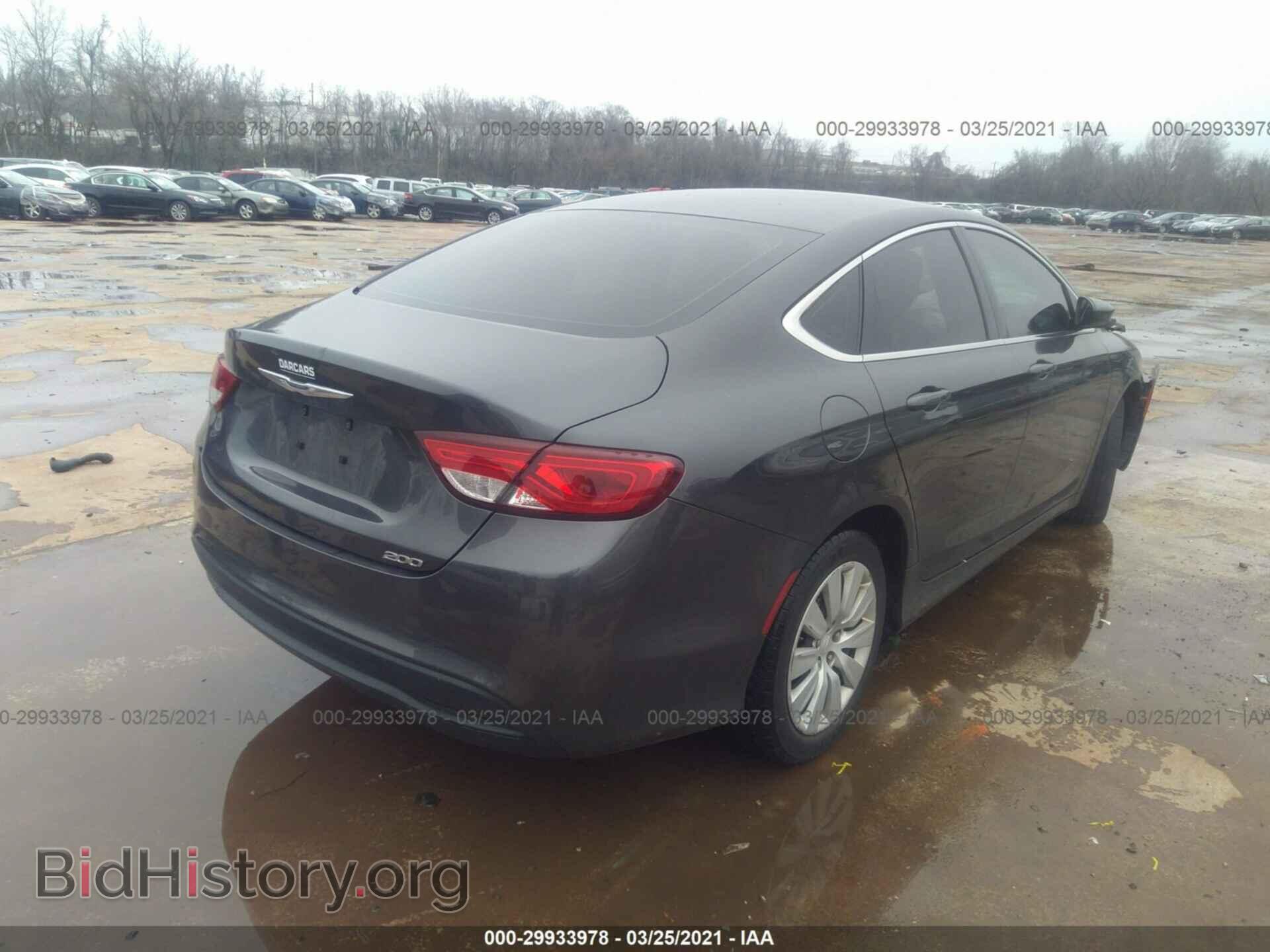 2015 CHRYSLER 200 - VIN: 1C3CCCFB3FN609355 - Фото 4