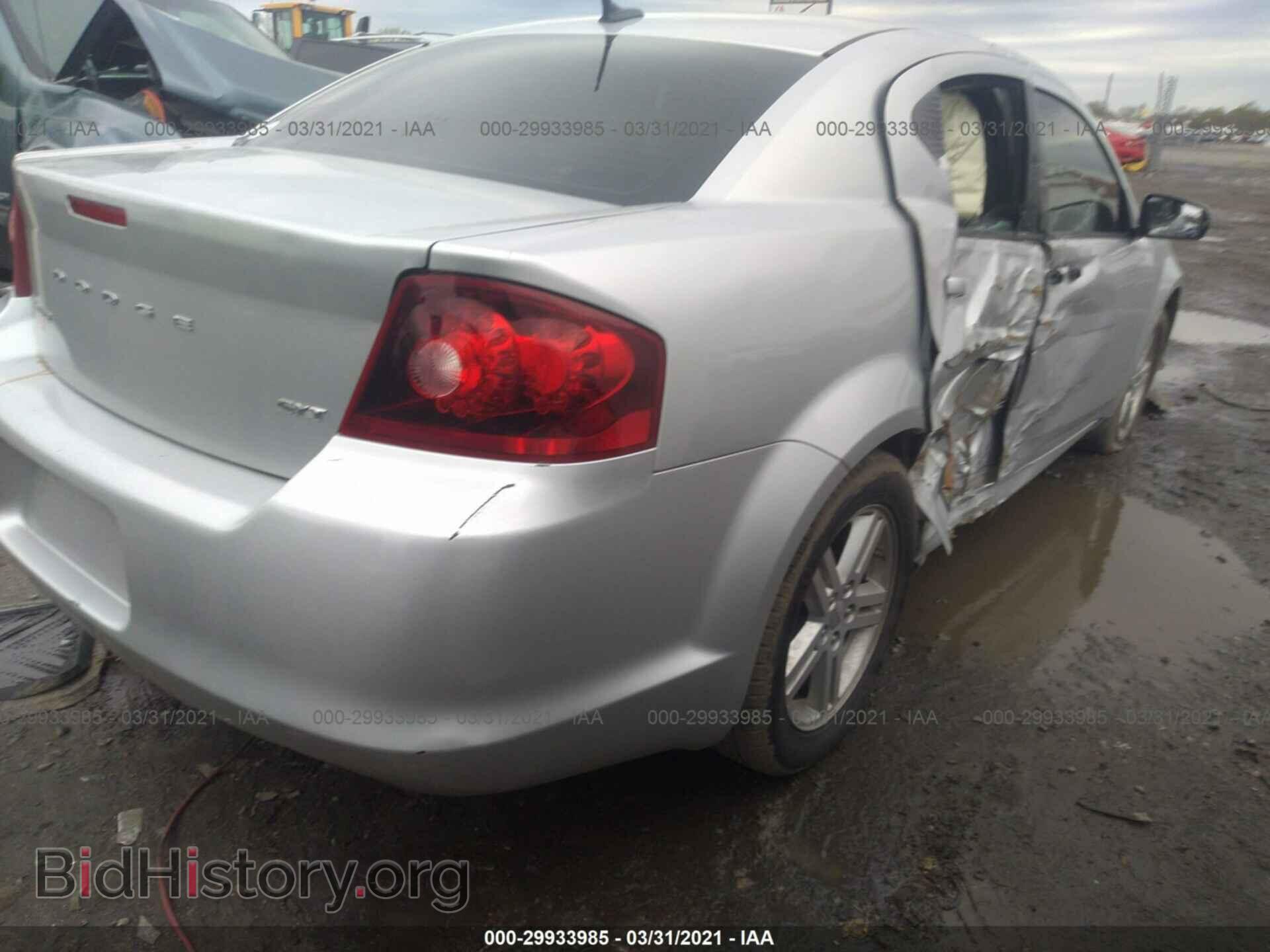 2012 DODGE AVENGER - VIN: 1C3CDZCB4CN221096 - Фото 4