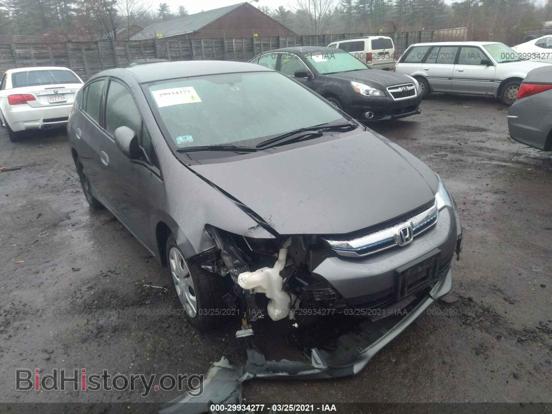 Фотография JHMZE2H52CS002375 - HONDA INSIGHT 2012