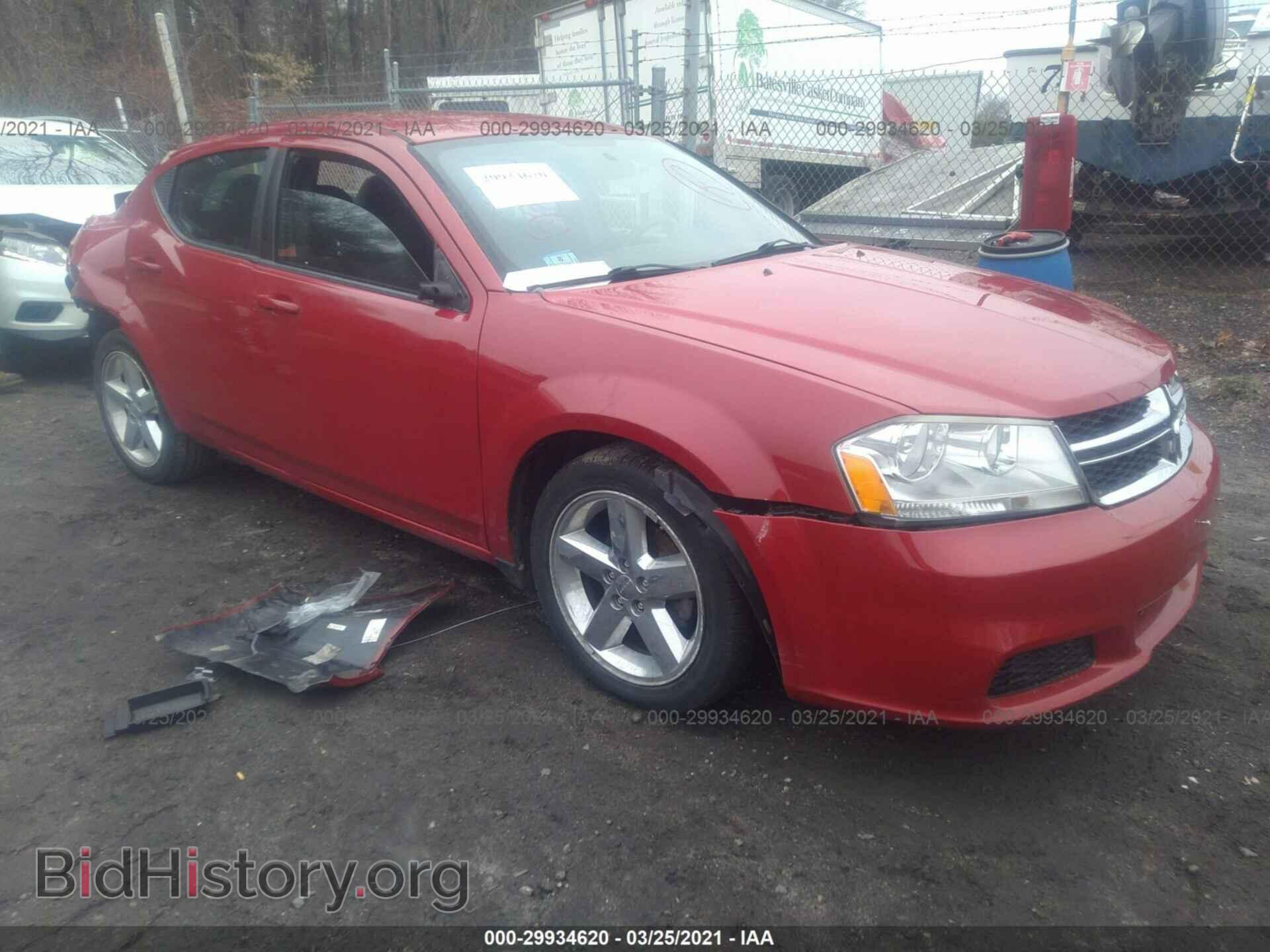 Фотография 1C3CDZAB0DN710938 - DODGE AVENGER 2013