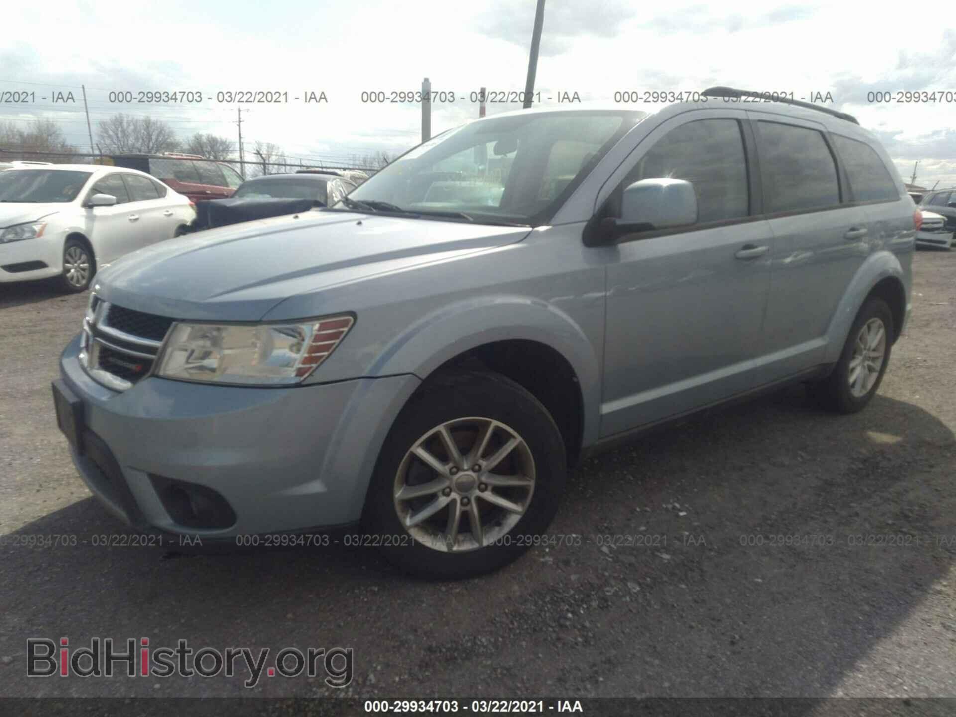 2013 DODGE JOURNEY - VIN: 3C4PDCBB4DT687317 - Фото 2