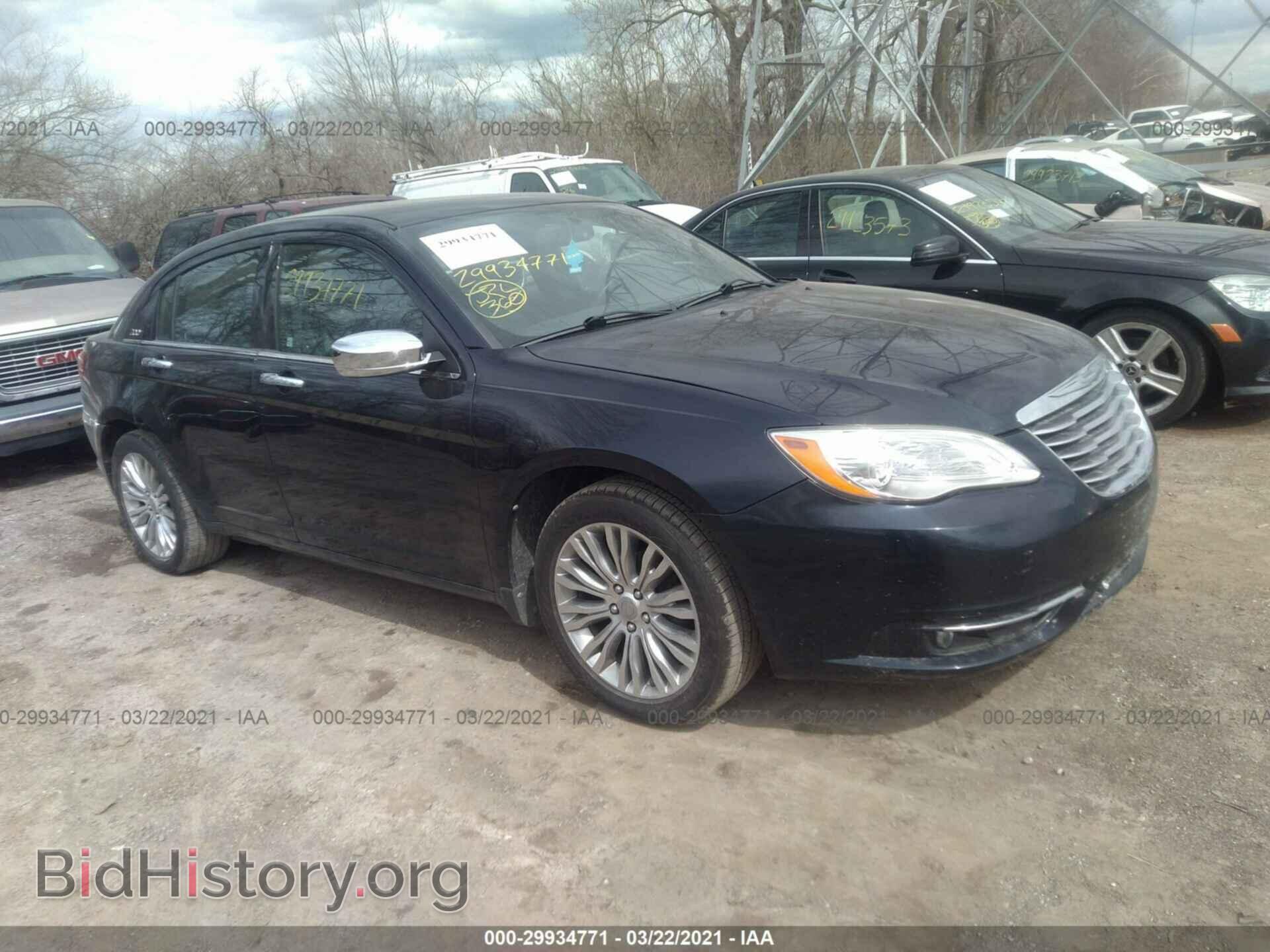 Фотография 1C3CCBCB9CN203347 - CHRYSLER 200 2012