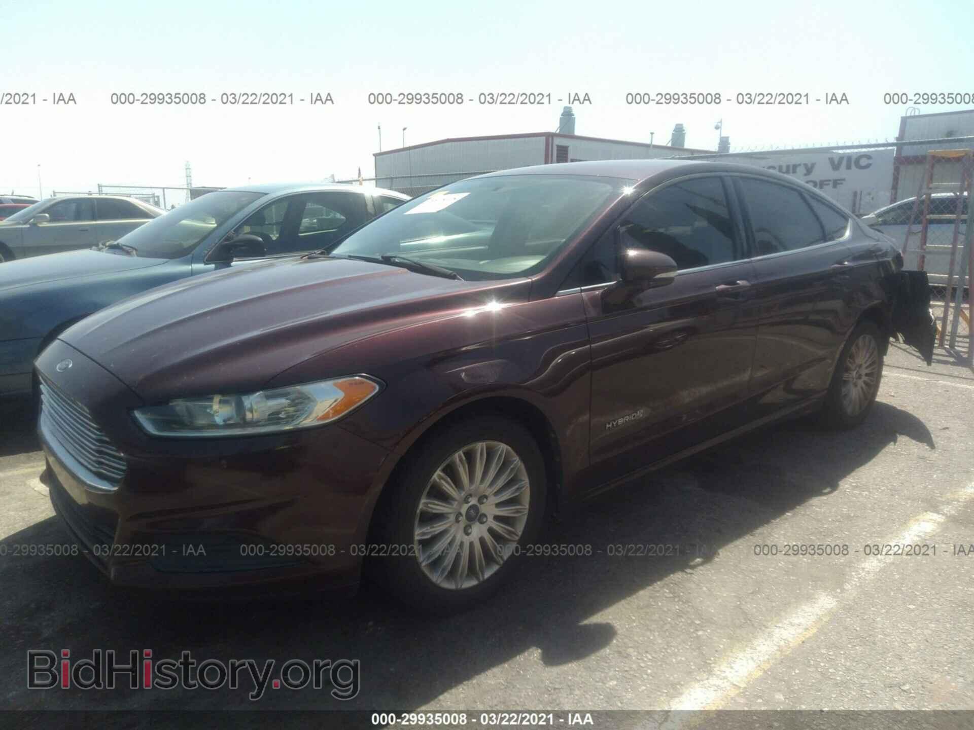 2013 FORD FUSION - VIN: 3FA6P0LU2DR249691 - Фото 2
