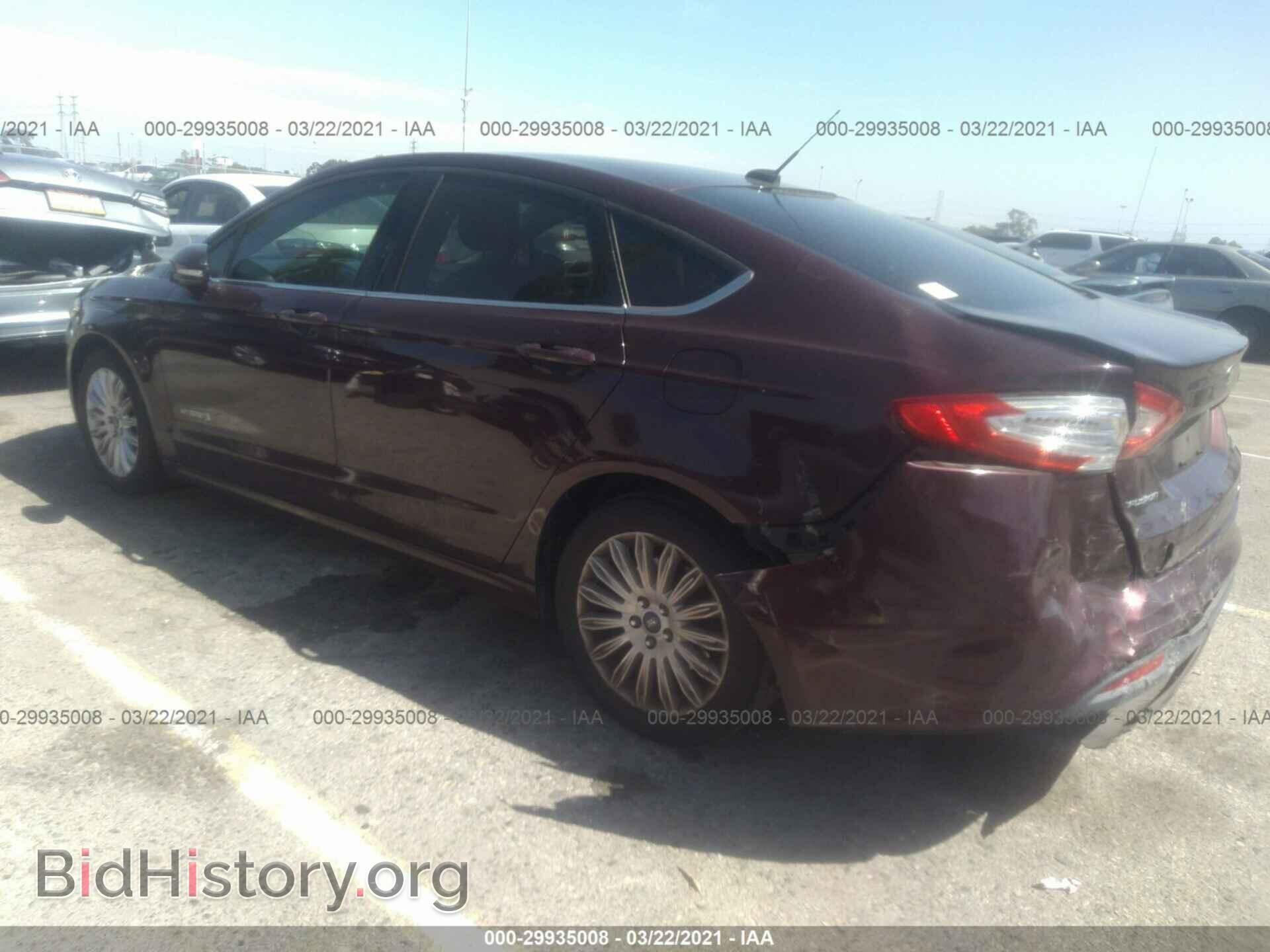 2013 FORD FUSION - VIN: 3FA6P0LU2DR249691 - Фото 3