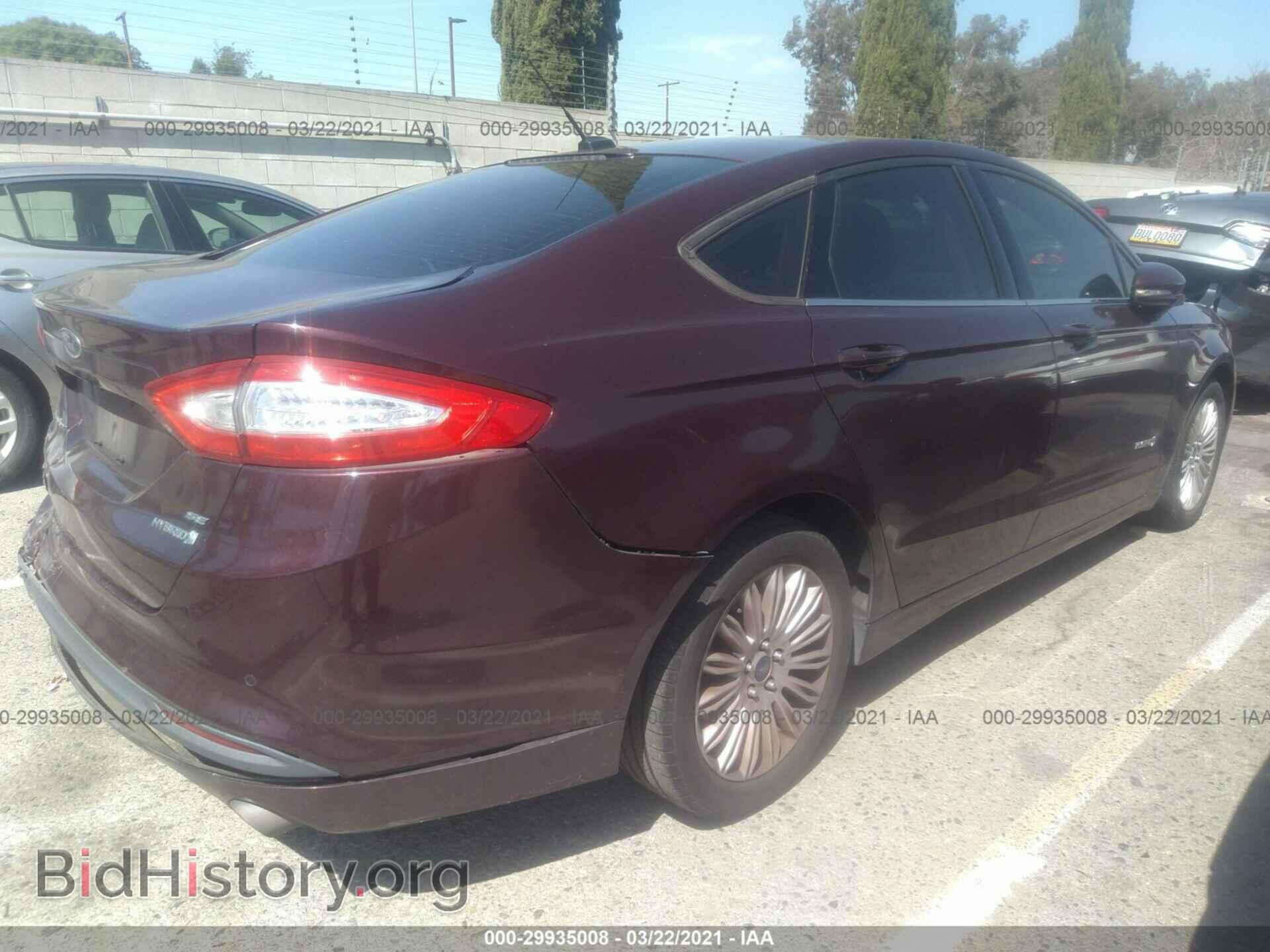2013 FORD FUSION - VIN: 3FA6P0LU2DR249691 - Фото 4