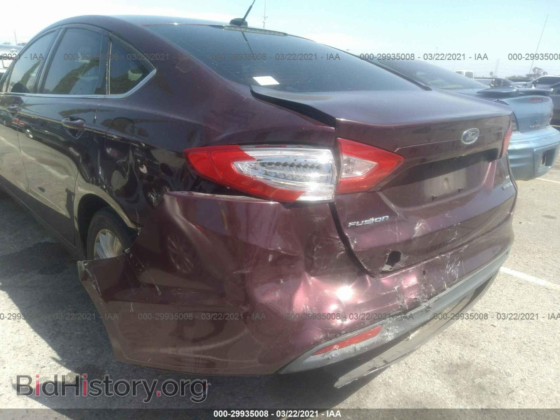 2013 FORD FUSION - VIN: 3FA6P0LU2DR249691 - Фото 6