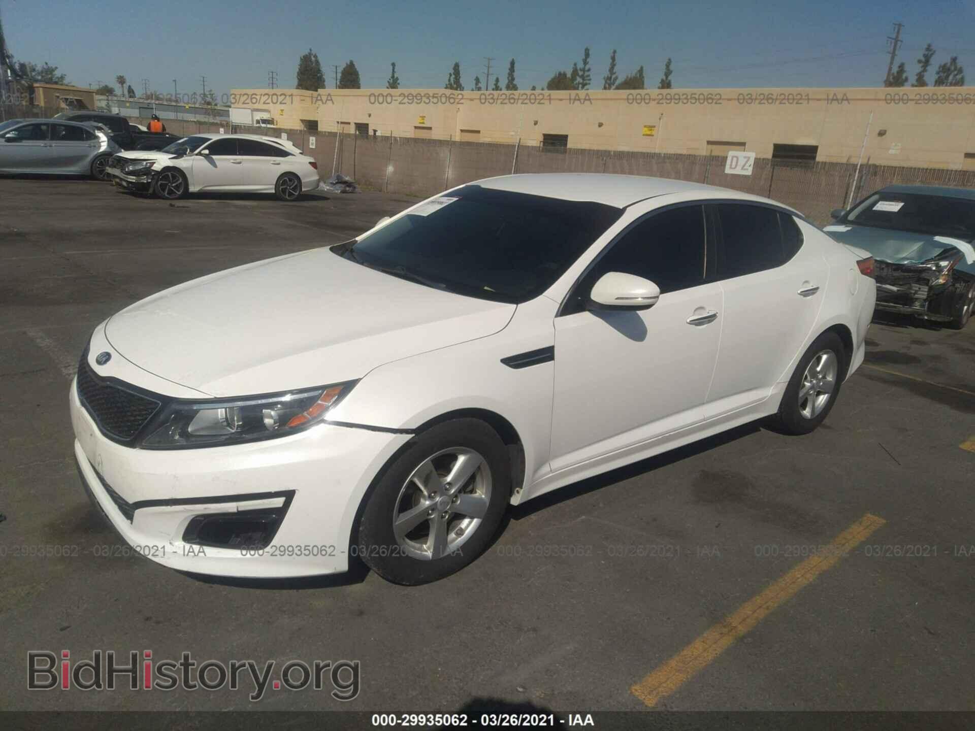 2015 KIA OPTIMA - VIN: KNAGM4A72F5545485 - Photo 2