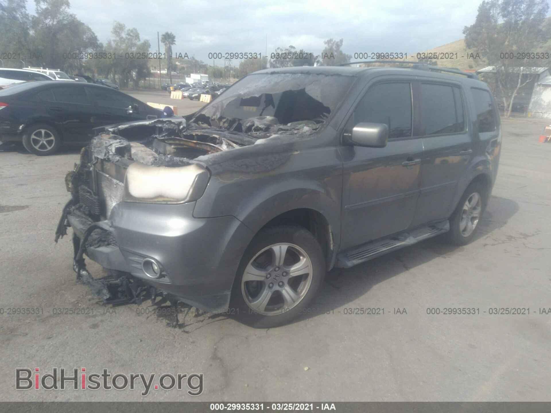 2012 HONDA PILOT - VIN: 5FNYF4H55CB065683 - Фото 2