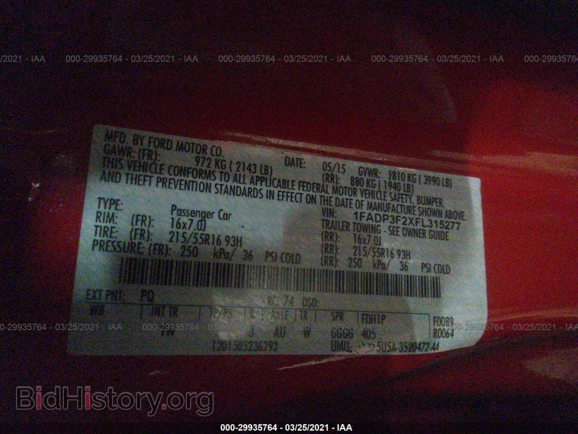 2015 FORD FOCUS - VIN: 1FADP3F2XFL315277 - Photo 9