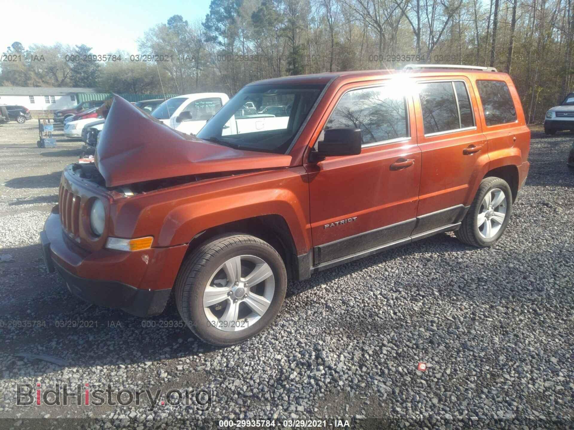 2012 JEEP PATRIOT - VIN: 1C4NJPBB0CD674446 - Фото 2