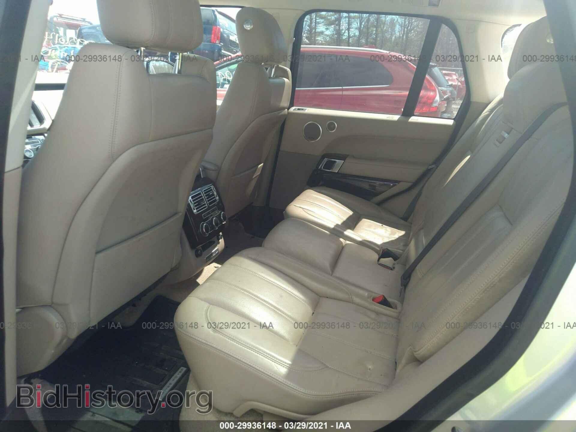 2014 LAND ROVER RANGE ROVER - VIN: SALGS2VFXEA130363 - Фото 8
