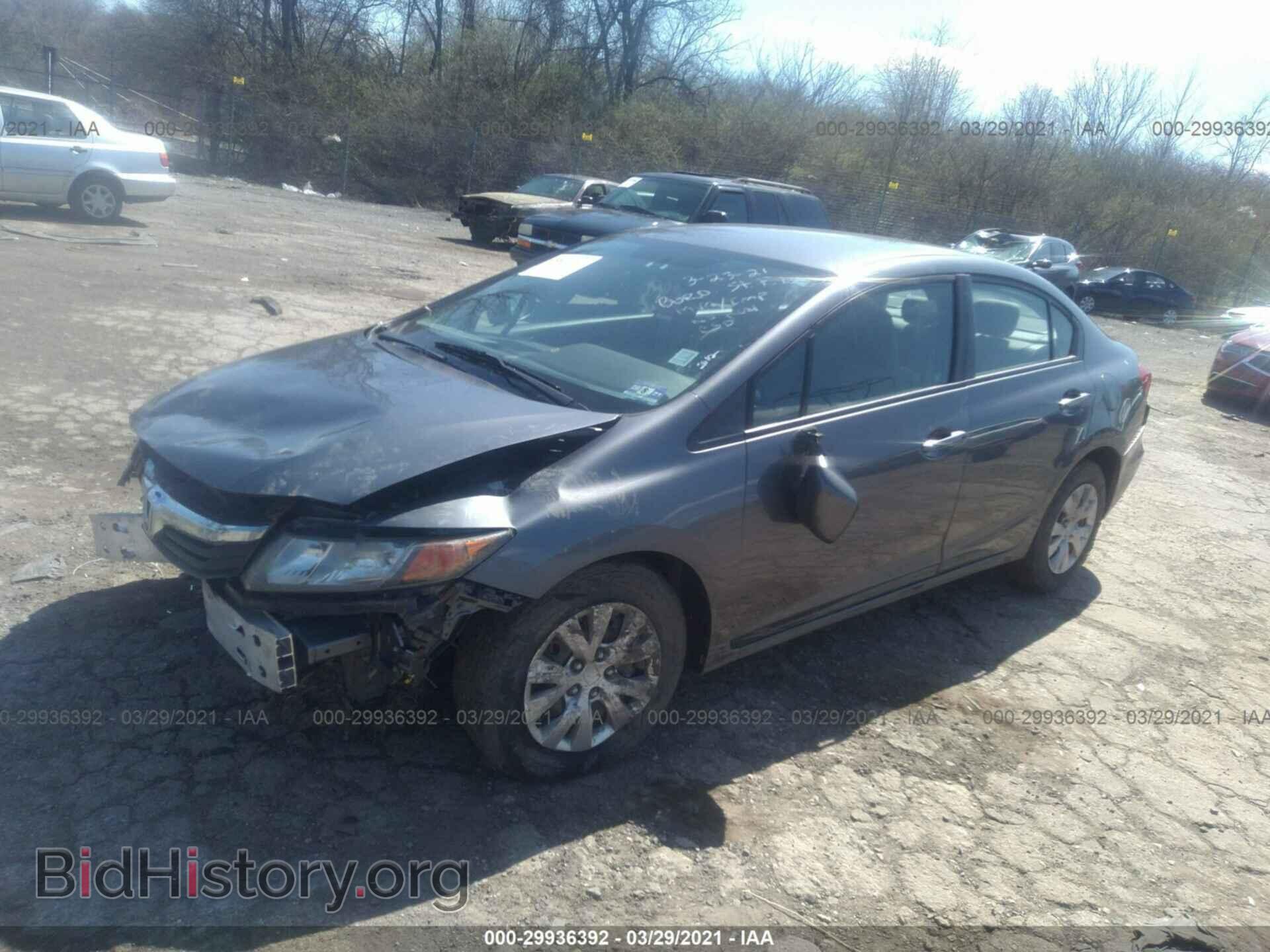 2012 HONDA CIVIC SDN - VIN: 19XFB2F54CE355607 - Photo 2