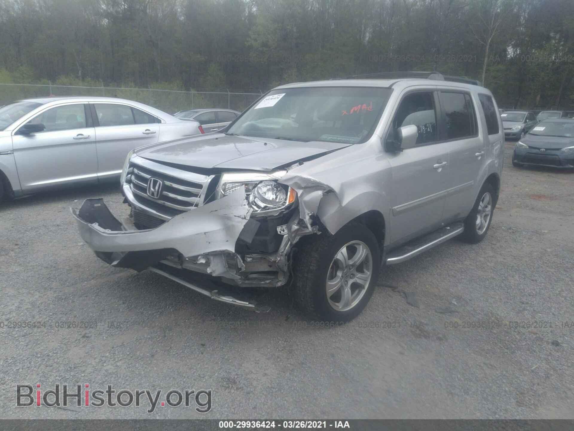 2012 HONDA PILOT - VIN: 5FNYF4H54CB037471 - Фото 2