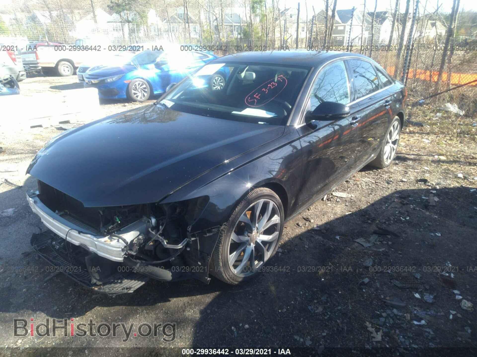 2013 AUDI A6 - VIN: WAUGFAFC7DN028131 - Фото 2