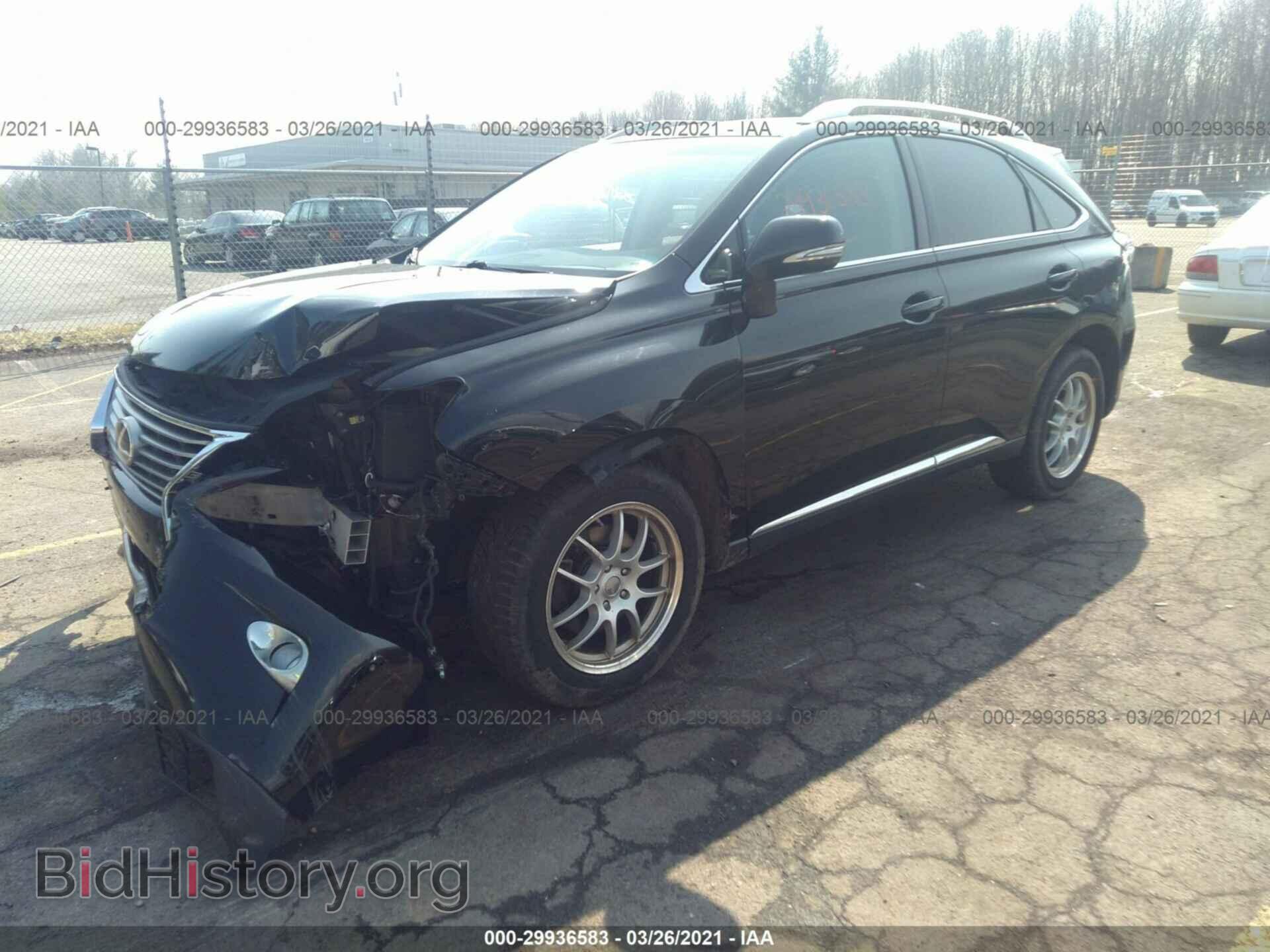 2013 LEXUS RX 350 - VIN: 2T2BK1BA7DC167865 - Фото 2