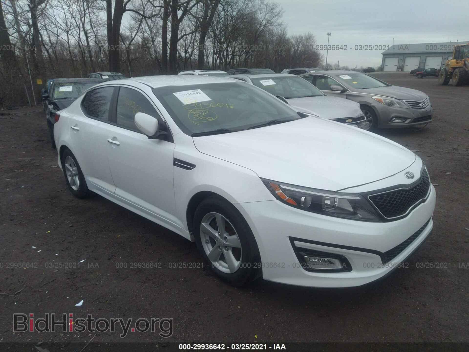 Фотография KNAGM4A74F5592291 - KIA OPTIMA 2015